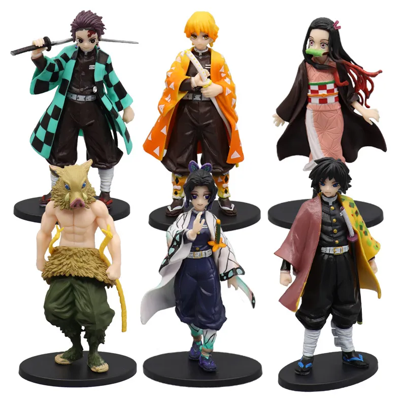 High quality Demon Slayer PVC Action Figure Kamado Tanjirou/Agatsuma Zenitsu  Action Figure Kimetsu no Yaiba