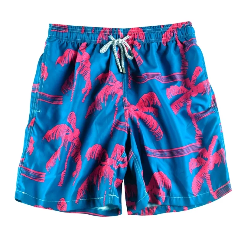 Boardshorts 남자 보드 반바지 남성 Bermuda Masculina 남자 여름 바지 해변 착용 빠른 마른 인쇄 수영 수영복 녹색 넥타이 220425