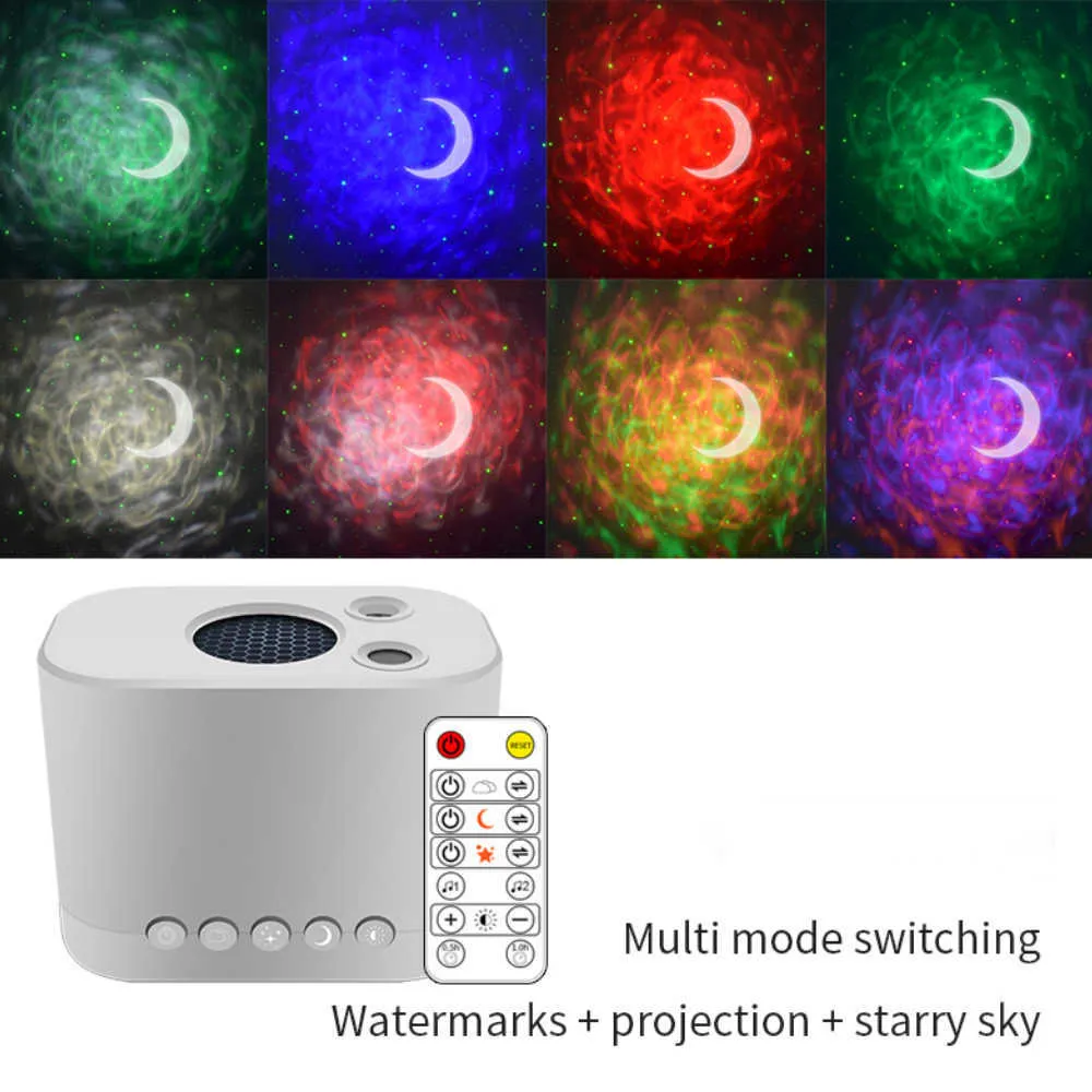 Starry Sky Projector Led Gece Işık Aurora Lazer Galaxy Lambası Yatak Odası Oyunları Odası Partisi Otomotiv İç Mekan