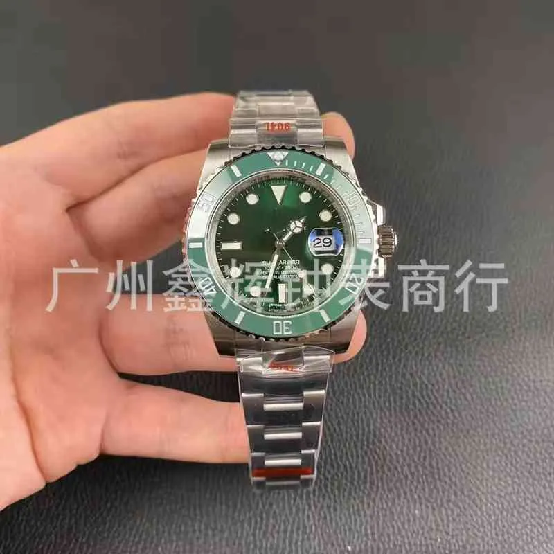 Men's mechanical watches date luxury designer Diver Green Black Blue Water Ghost Watch Business Fully Automatic Mechanical Ceramic Ring