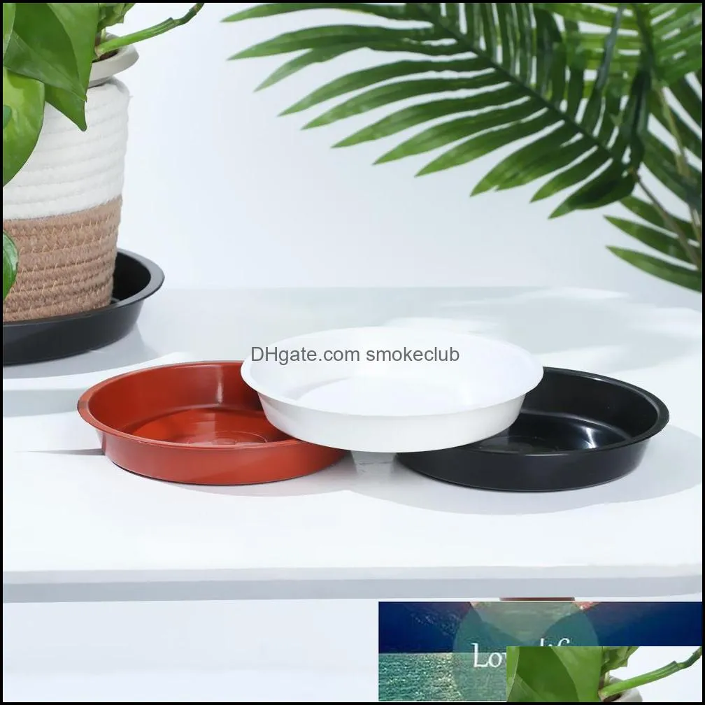 3Pcs Plastic Durable Plant Saucer Drip Trays Round Heavy Duty Flower Pot Plastic Tray Saucers Indoor Outdoor Garden Supplies Factory price expert design