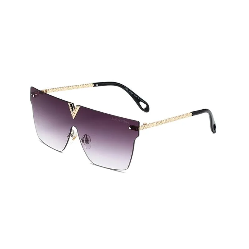 Women Designer Spectacle Frame Futuristic Woow Eyewear Men Metal Sunglasses Design Frameless Square Gold Edge Reflective Mirror Pink Yel 9366