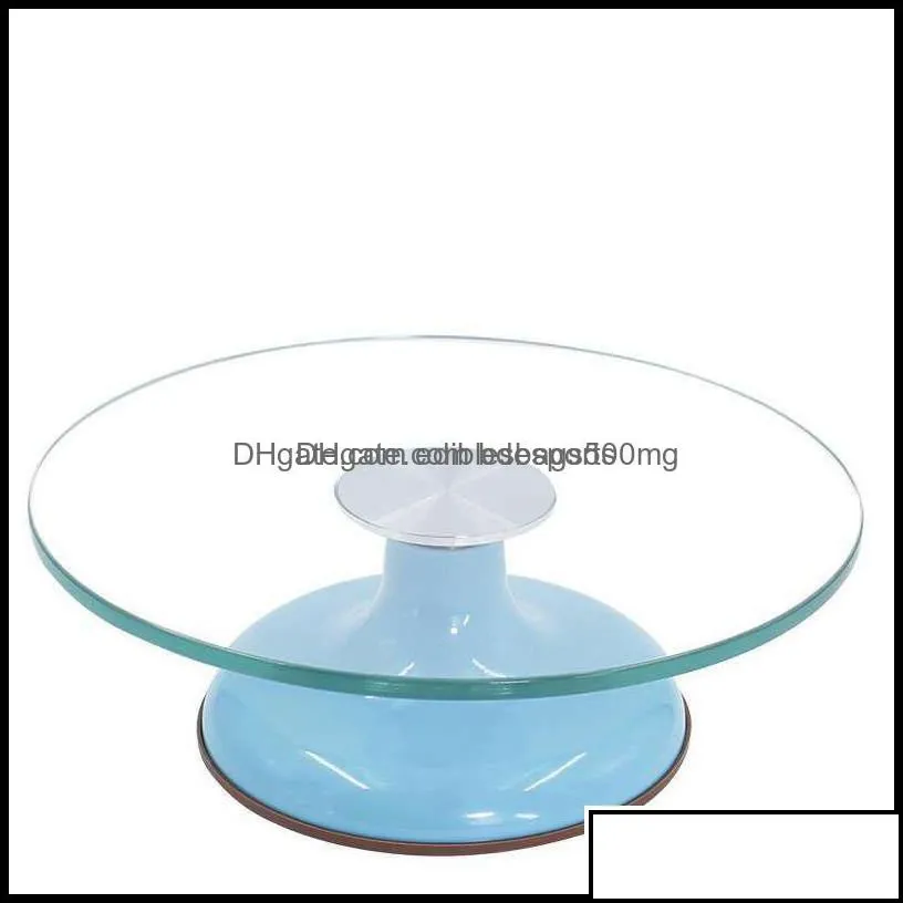 Pastry Bakeware Kitchen, Dining Bar Home & Garden 13-Inch Turntable Glass Rotary Decorating Tools Cake Rotating Stand Table Diy Baking