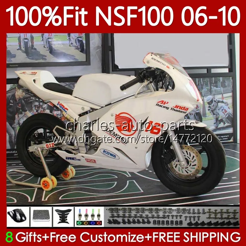 Honda NSF100 NSF-100 NSF 100 06 07 08 09 10ホワイトオレンジボディワーク116NO.60 NS-F100 2006 2007 2009 2009 2009 2009 2010ガラス繊維射出成形型