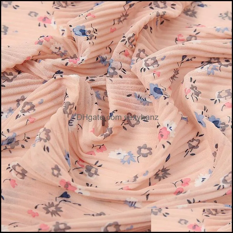 women printed chiffon hijab scarf soft floral muslim chiffon hijab head scarf wraps new designs