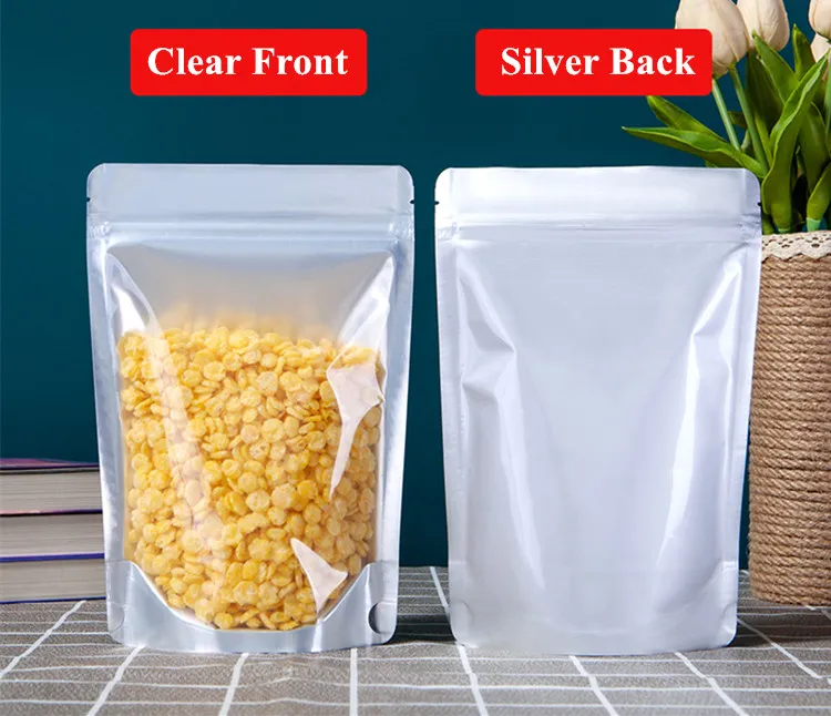 Clear foil bags discount