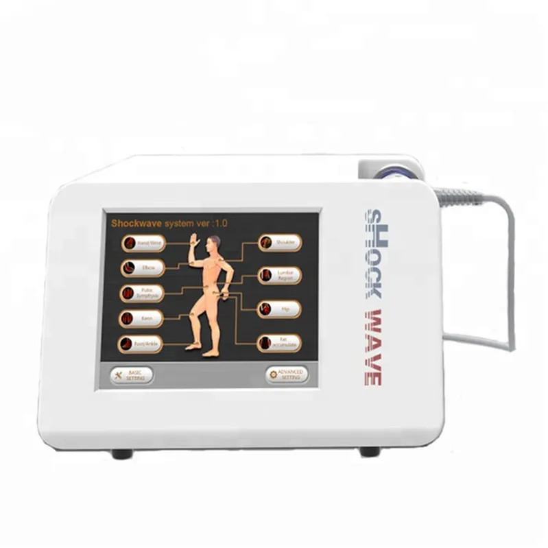 Shockwave Therapy Machine för ED -behandlingsanordning Back Smärta Relief Shock Wave Apparat Erektil Dysfunktion Equiments
