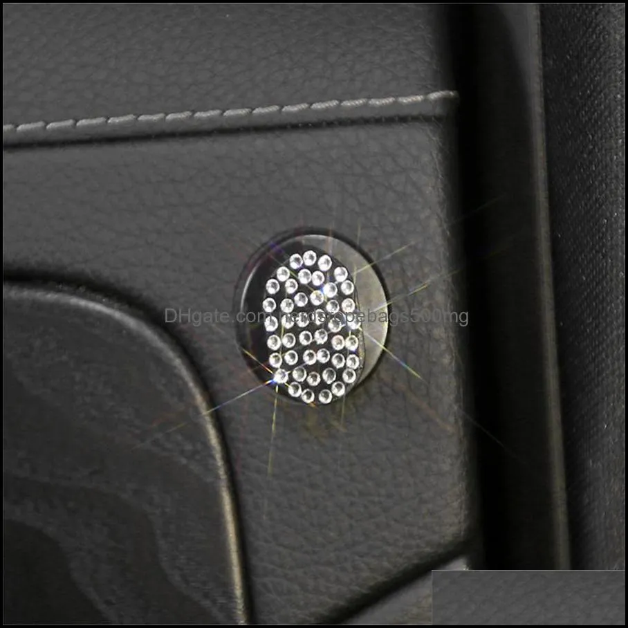 Other Household Sundries Car interior hooks paste the front row creative practical diamond-studded cute car multi-function seat back small