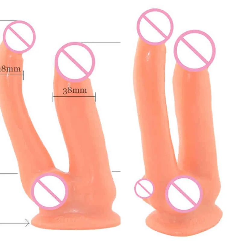 ORGART Double Dildo Vibrator with Suction Cup Base TPR Material Gold Normal  Size for Adult Male Use from Dhgate Dildos/Dongs - price 40.87