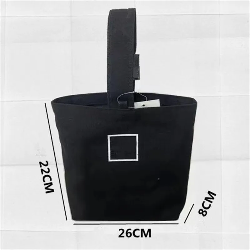 High Quality Brand Design Canvas Open Cosmetic Bag Black and White Color Girl Make up Tracvel Bags Lowest Price