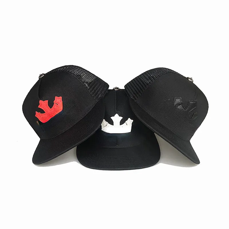 Cross Patch Trendy High Street Baseball Cap Fashion Design Luxury Hip Hop Cap Skateboard avec Logo