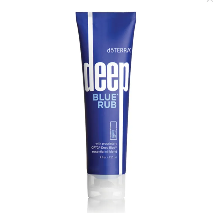 Olejek eteryczny podkład podkład do pielęgnacji skóry Deep Blue Rub Kremowy krem ​​120 ml balsamów