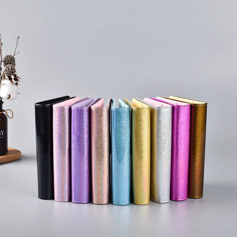 A6 Binder Binder Pu Leather 6 Rings Notepad Spiral Leaf Sourds Cover Cover Cover Cover Macaron Coll Color Shell للطالب Z11