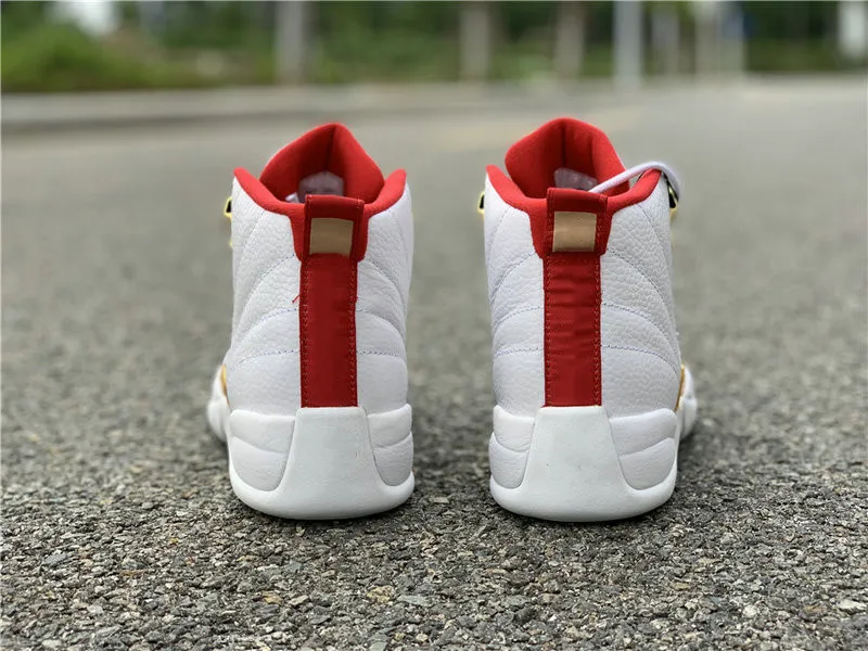 White university red hot sale metallic gold 12