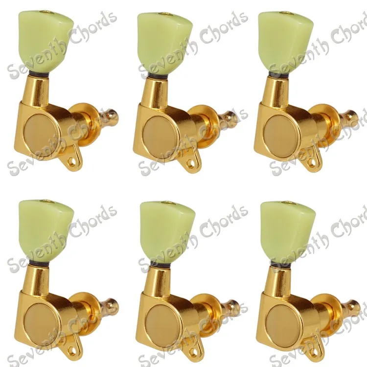 Набор 6R Gold Conline Guitar Tuning Pegs Tuners Machine Heads для замены электрогитары