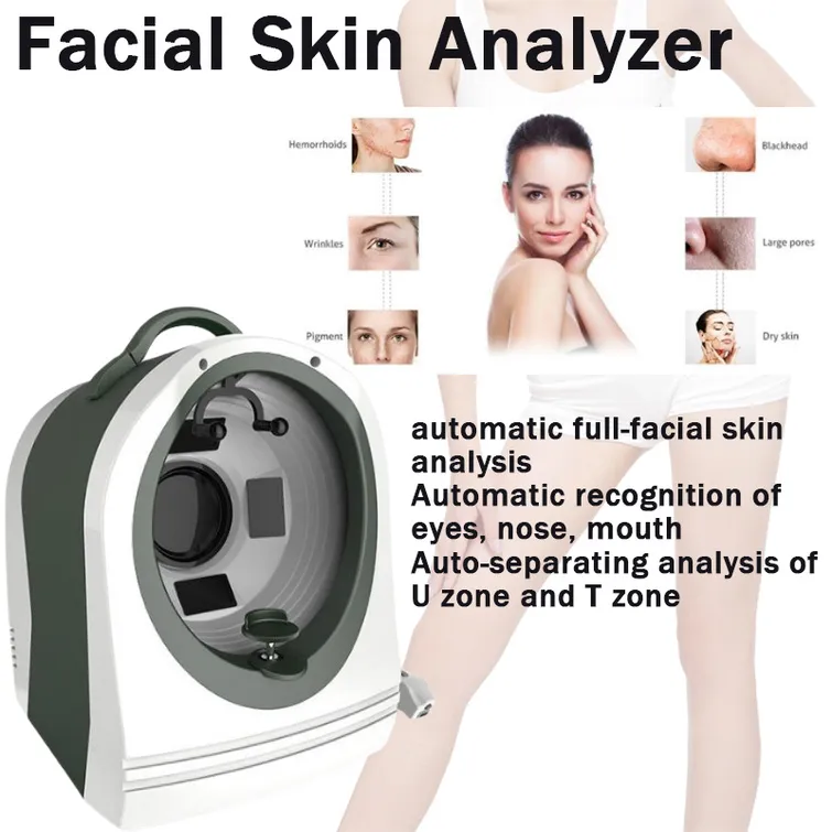 محترف محلل البشرة الذكية المحترفة Skin Scanner Magic Mirror تحليل الوجه آلة تشخيص الجلد CE388