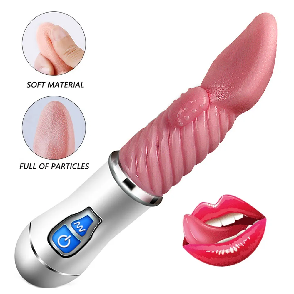 10 modos oral lambendo lngua vibradores para mulheres g-ponto clitris estimulao vibratria poderosa sexyo feminino brinquedos adulto Beauty Items