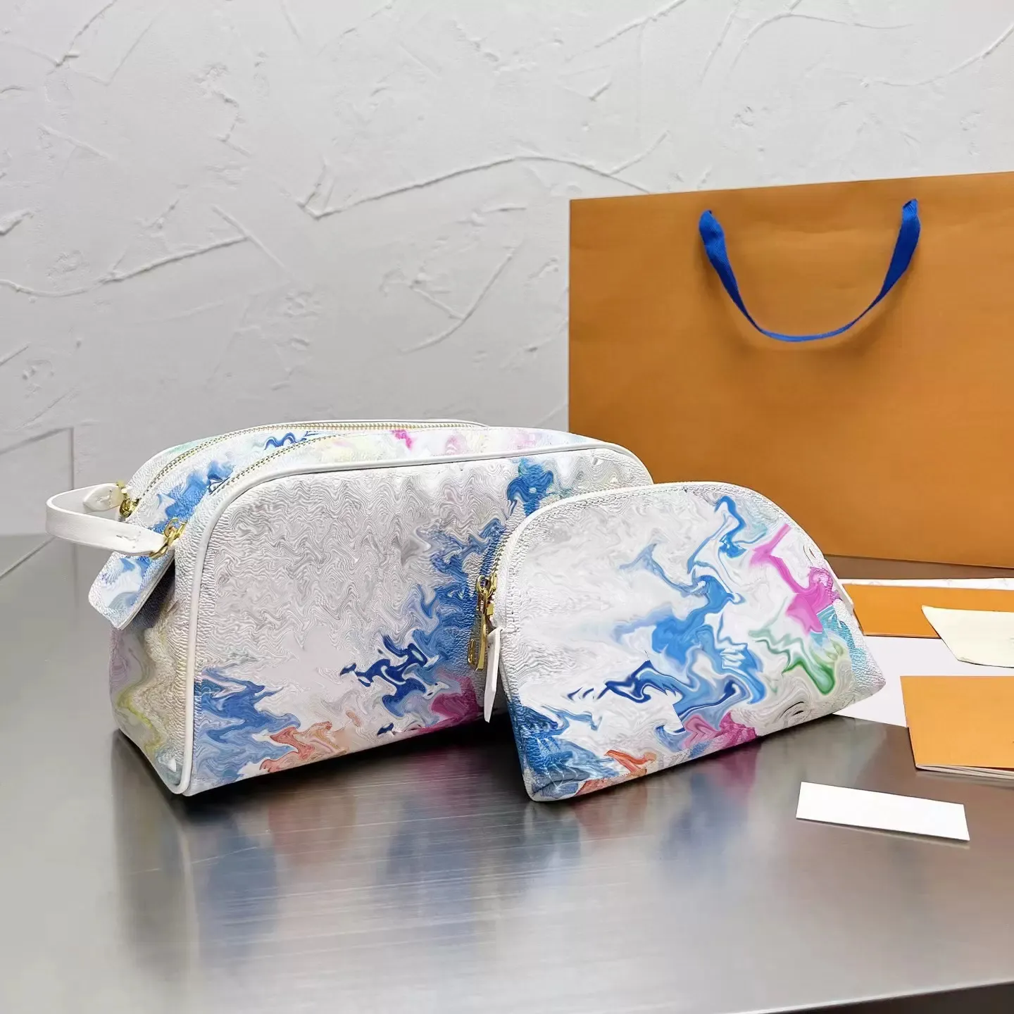 designer borse per il trucco borsa da toilette di alta qualità lusso uomo donna borsa per cosmetici borsa per trucco moda per viaggi vacanze viaggi d'affari custodie essenziali