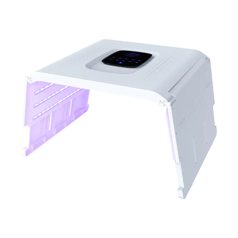 Ny PDT LED -ljusterapimaskin nära infraröd värmelampa LED Ansiktsbehandlingsterapi -enhet vikning för kroppshudvårdsverktyg Rabin