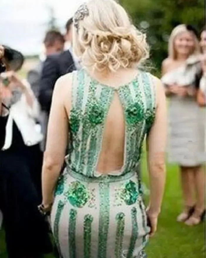 Emerald Green Beaded Mermaid Emerald Green wedding dress by Vintage Great Gatsby Jenny Packham - Perfect for Country, Garden, and Beach Bridal Gowns Emerald Green Beaded Mermaid Emerald Green wedding dress by Vintage Great Gatsby Jenny Packham - Perfect for Country, Garden, and Beach Bridal Gowns