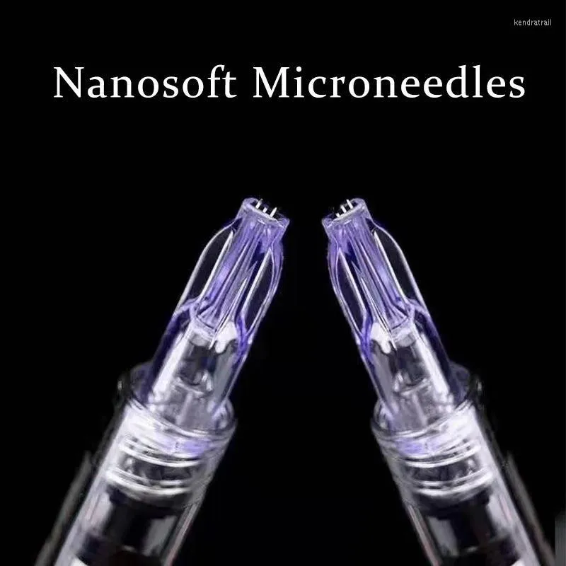 문신 니들 Nanosoft Microneedles 34G 1.2mm 1.5mm 손을 채우는 손 3 개 눈과 목 라인 스킨 케어 도구 KEND22
