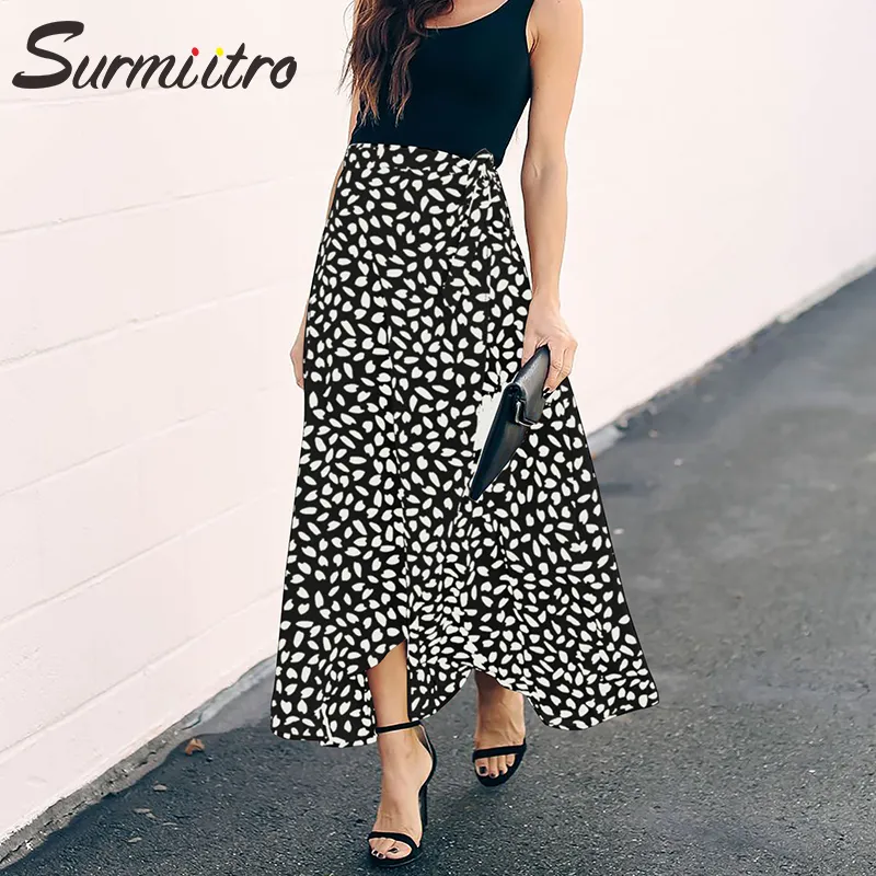 スカート RONRON DOT PATTERN BANDING KNIT LONG SKIRT BLACK WHITE DOT R DOT PATTERN BANDING KNIT MINI SKIRT BLACK WHITE DOT - RONRON