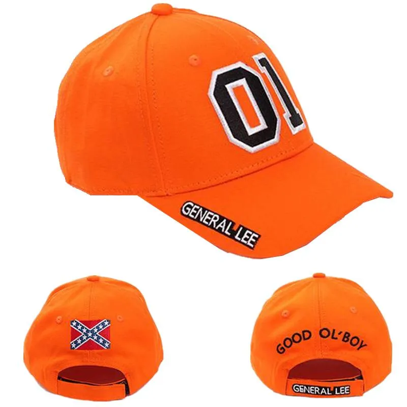 Other Event & Party Supplies General Lee 01 Cosplay Hat Embroidery Unisex Cotton Orange Good OL' Boy Dukes Adjustable Baseball Cap Acces