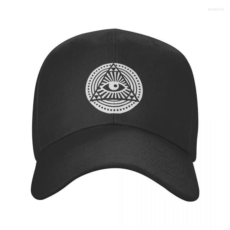 Berets Men Femmes Illuminati Logo chapeau hip-hop Baseball Caps Snapback God Eyes Chapeaux Sun Breathable Golf Autumnberets DAVI22
