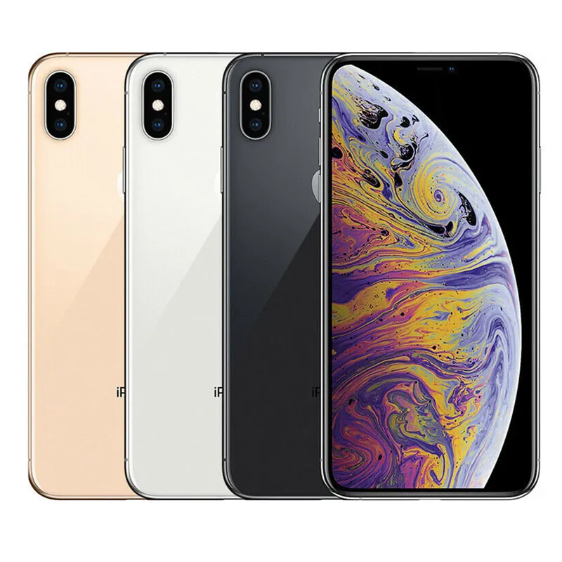 Att Refurbished Iphones IPhone XS Max Unlocked Smartphone With 4GB RAM, 64GB/256GB ROM, 6.5
