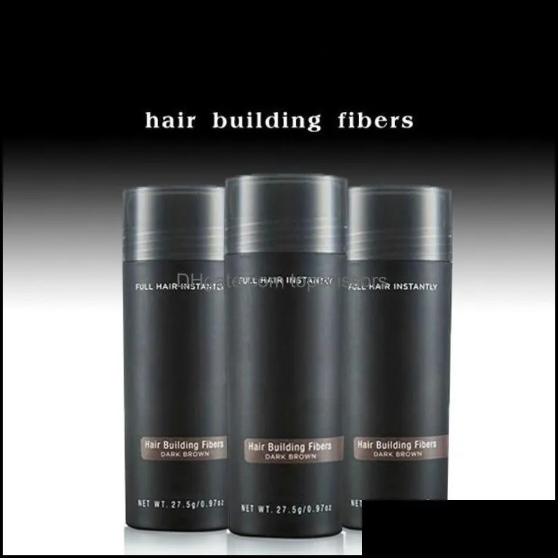 Hair Building Fibers Pik 27.5g Toppki Hair cares Fiber Thinning Concealer Instant Keratin Powder Black Spray Applicator