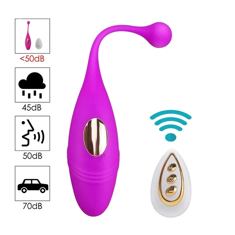 Секс-игрушка массажер Bluetooth Дистанционный вибратор вибрации яйца носимый шарик G-spot Clit Massager для взрослых эротических мастурбационных принадлежностей