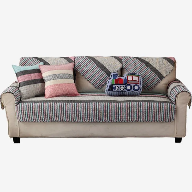 Pokrywa krzesła Couch Couch Slipcover Niepoślizgowe elastyczne sofy na rozciąganie ręcznik do salonu Art Art 1/2/3