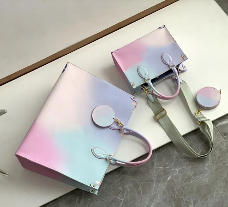 Luxury Gradient Rainbow Designer Women's Tote Bags... From ...