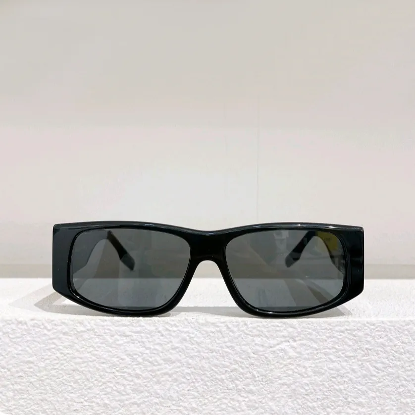 Siyah Gri Sargı Güneş Gözlüğü Kalkanı Gözlükleri Erkek Kadın Güneş Gölleri Gafas de Sol UV Gözlük Kutu
