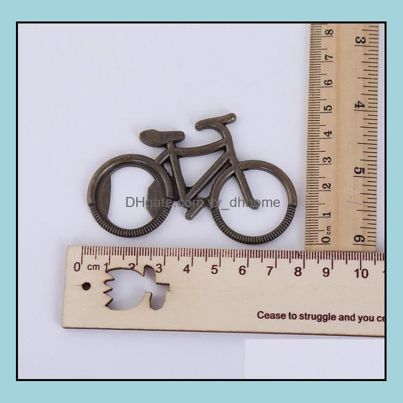 vintage metal bicycle bike shaped wine beer bottle opener for cycling lover wedding favor party gift present sn568