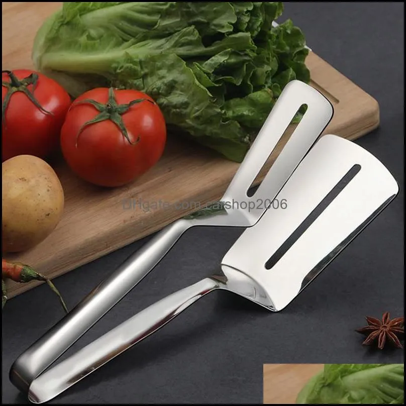 food tongs multifunction bbq accessories clip thickened stainless steel barbecue spatula household kitchen pancake fried steak