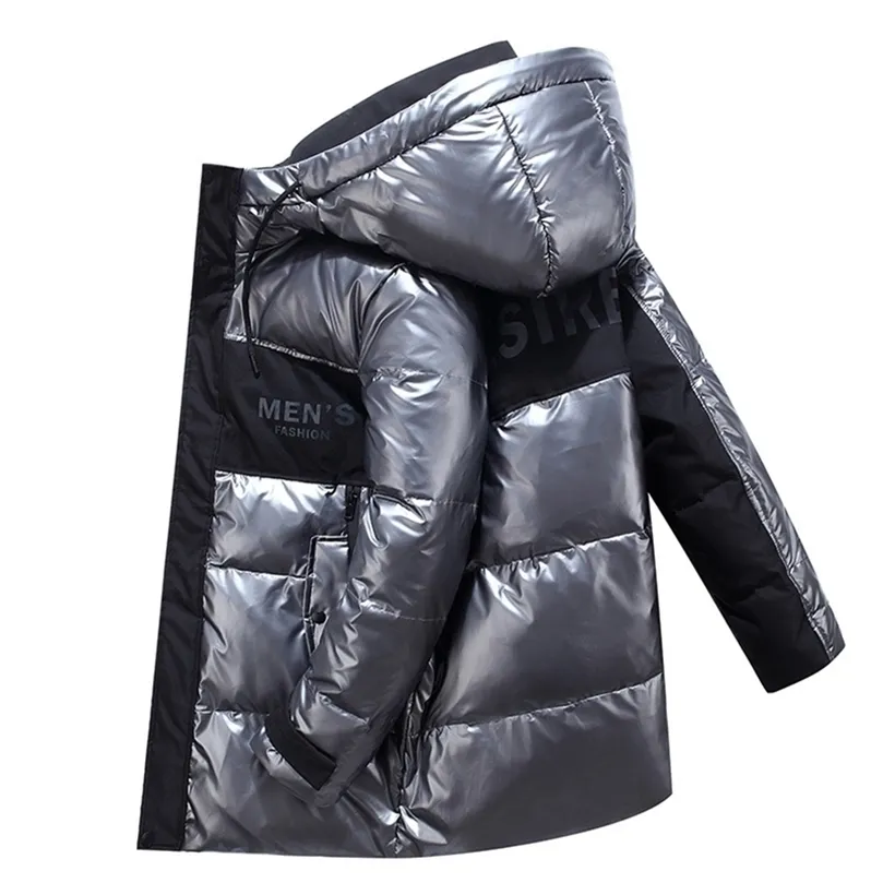 Autumn and Winter Men's Hooded Casual Down Jacket Thick and Warm Men's Winter Clothing 805 201209