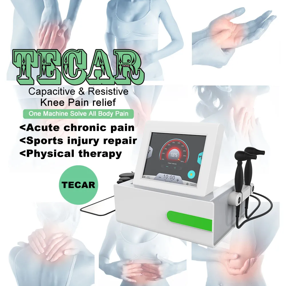 Tecar therapy smart 48khz ret cet massage gadgets physiotherapy equipment machine gadgets for pain sport injuries portable professional tendinitis monopolar