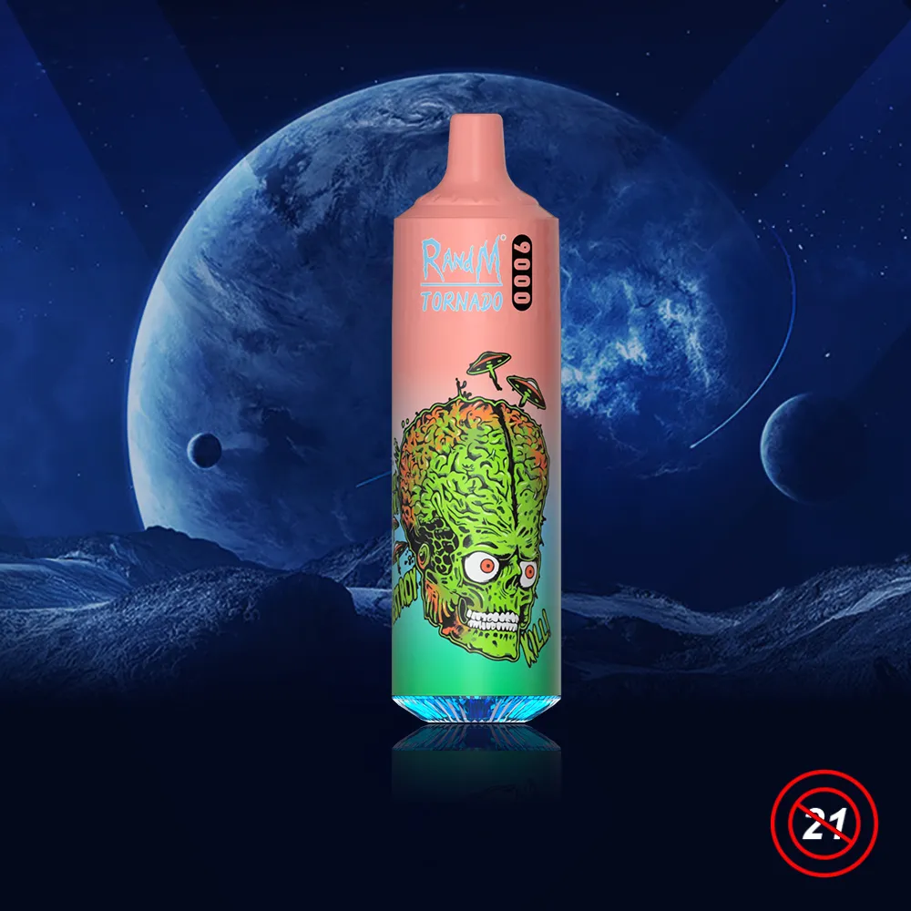 RandM Tornado 9000 Einweg E Zigarette Mit Verifiziertem, Wiederaufladbarem Vape Vapor Pod Von