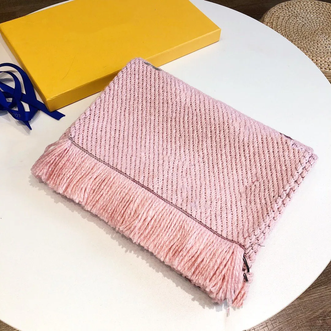 brand designer Scarf for Women Letter Pattern Silk Wool Thick Scarfs Warm Scarves Size 180X30CM JA66x
