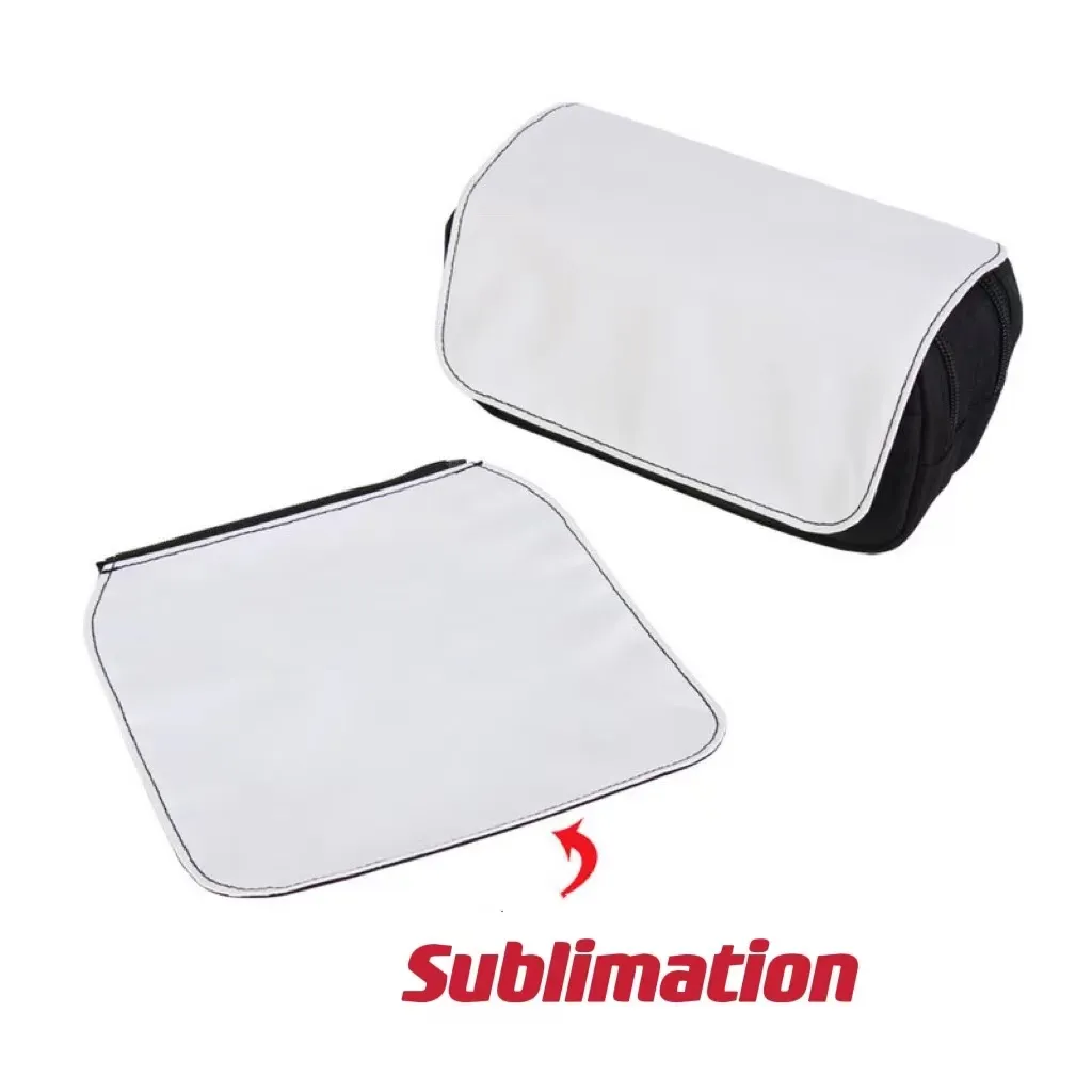 wholesale Sublimation Storage Bags Thermal Transfer White Bag Sublimated Makeup Bags Heat Printing Customized Pencil Case