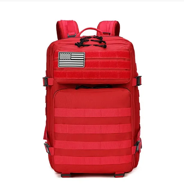 Outdoor Bags 45L Military Tactical Backpack Crossfit Gym Fitness Bag Man Hiking Camping Travel Rucksack Trekking Army Molle