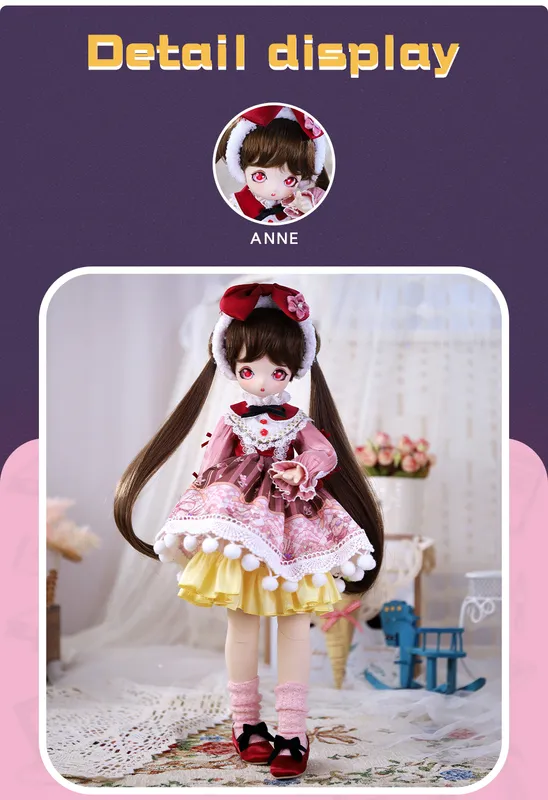 Dream Fairy 1/4 BJD Anime Style 16 Polegadas Doll Junta De Bola Conjunto  Completo, Incluindo Roupas De Roupas Kawaii Para Meninas MSD 220505 De  $398,02