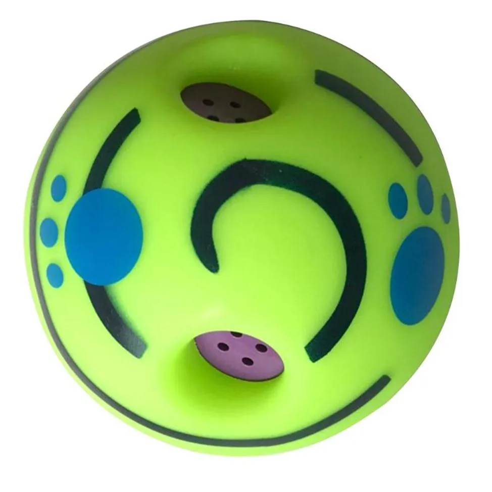 ألعاب Cat Wobble Wag Giggle Ball Interactive Dog Toy Pet Puppy Pet Mustical أصوات مضحكة تلعب تدريب Sport261d