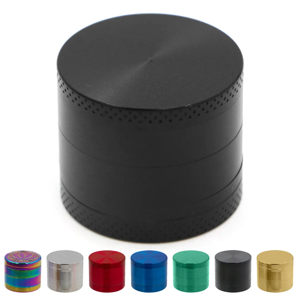 40/55mm 4 Layer Aluminum Weeding Herbal Grinder Tobacco Grinders