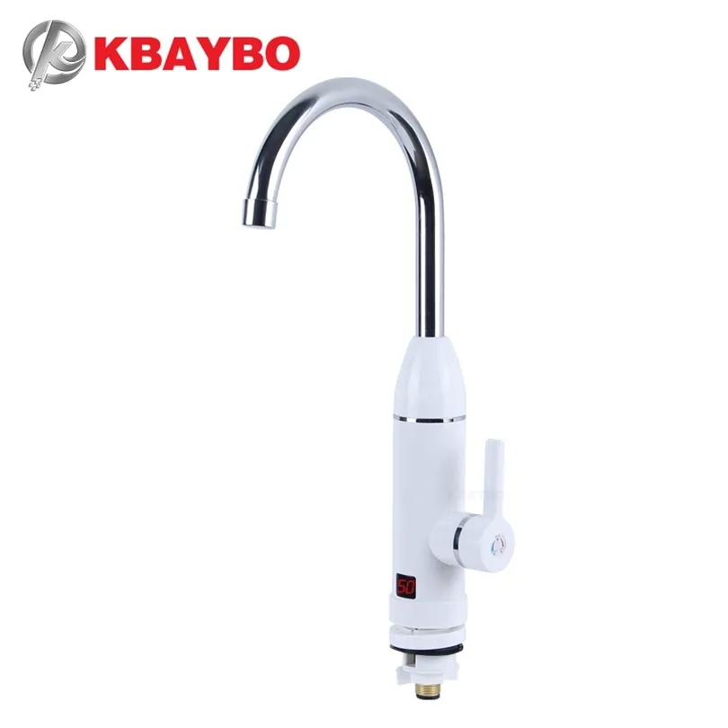 Kbayba Instant温水蛇口ヒーター冷却暖房蛇口タンクレス瞬時給湯器電気キッチン給湯器タップT200424