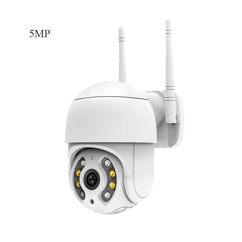 5MP PTZ IP Camera Wifi Outdoor AI Human Detection Audio 1080P Wireless  Security CCTV Camera P2P RTSP 4X Digital Zoom Wifi Camera