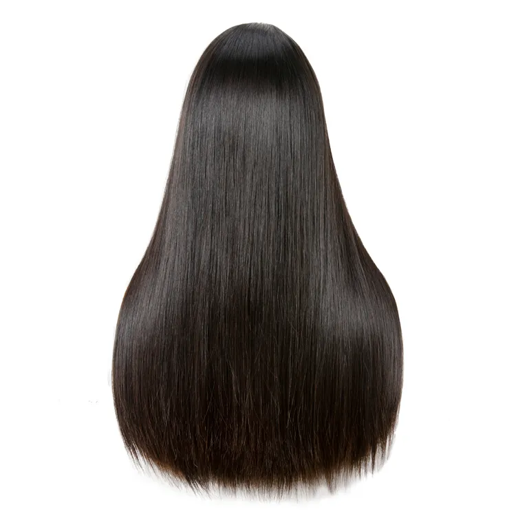 Parrucche ebraiche Ombre Colore nero # 1b Diritto serico 100% cuticola europea Allineato Capelli umani vergini Parrucca kosher per donna bianca Consegna rapida espressa