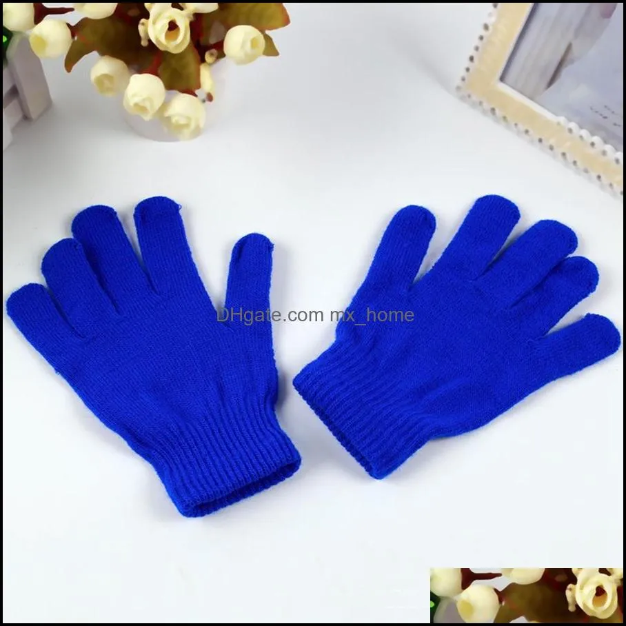 Unisex Winter Knitted Gloves Fashion Adult Solid Color Warm Gloves Outdoor Woman Warm Ski Mittens Xmas Gifts TTA1800