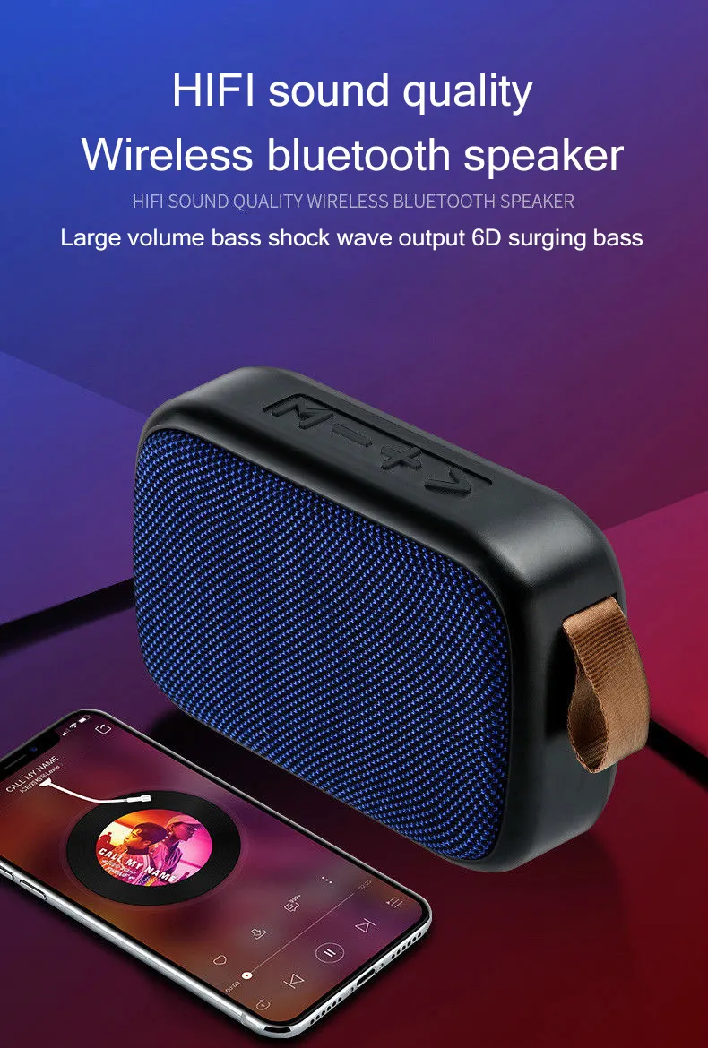 Wireless Bluetooth Speaker Mini Subwoofer TF Card... From ...